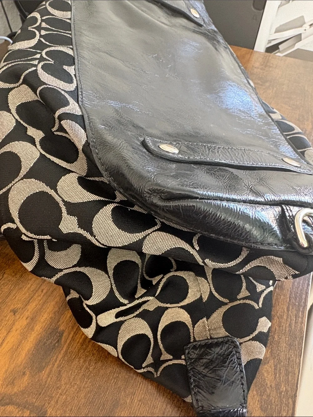 COACH Signature Ashley Satchel Bag